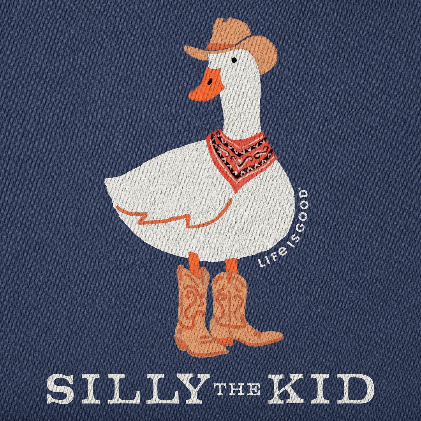Kids Silly the Kid, Goose Short Sleeve Crusher Tee
