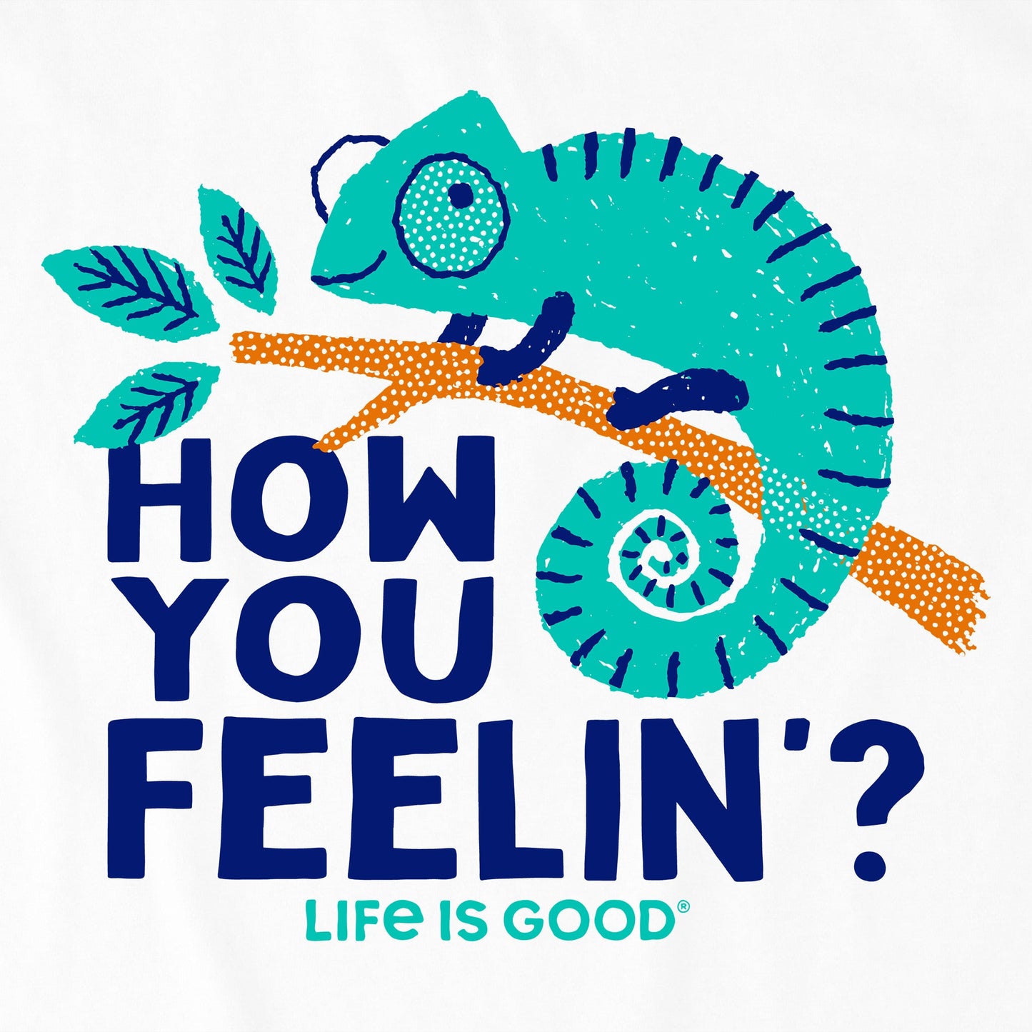 Kids How Your Feelin', Chameleon? Short Sleeve Crusher Tee