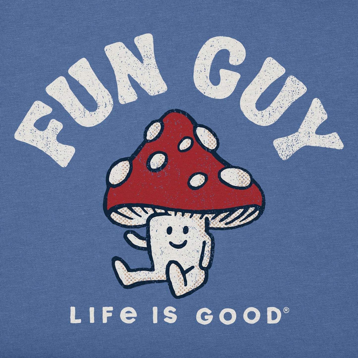 Kids Fun Guy Mushroom Short Sleeve Crusher Tee