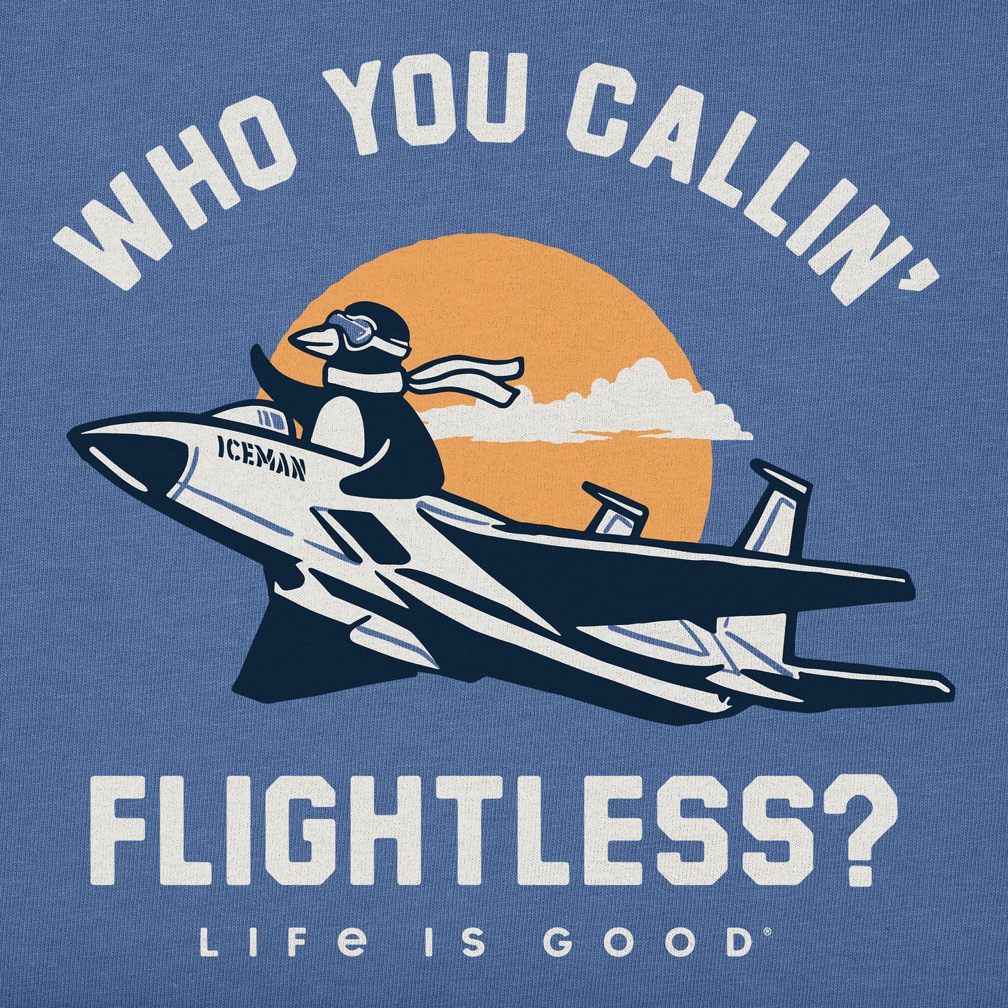 Kids Who You Callin' Flightless Penguin Short Sleeve Crusher Tee