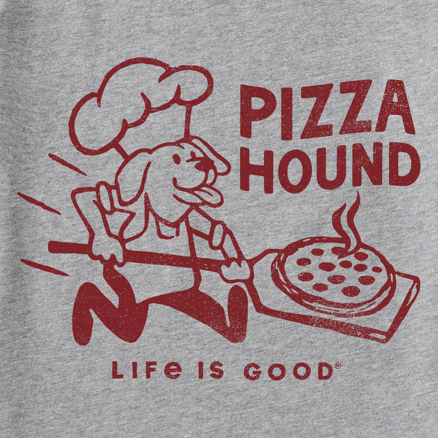 Men's Pizza Hound Short Sleeve Crusher Tee