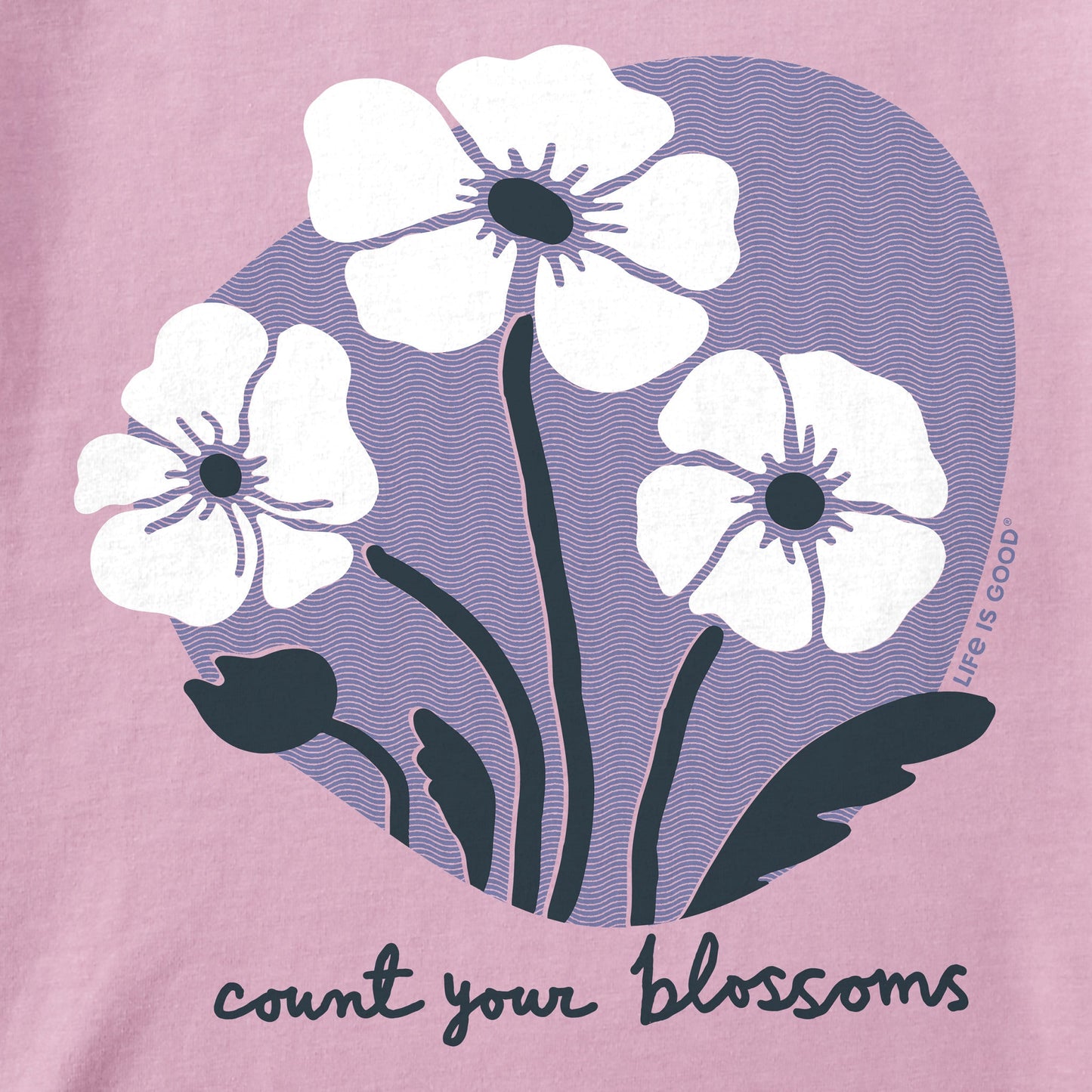 Women's Count Your Blossoms Trio Long Sleeve Crusher Tee