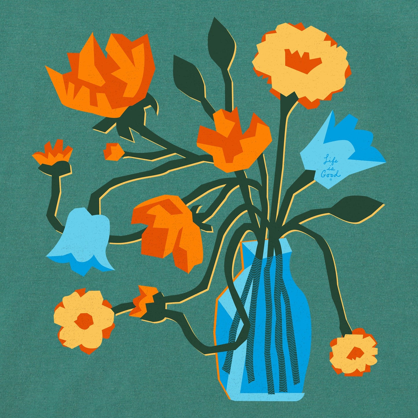 Women's Bloomin' Vase Long Sleeve Crusher Boxy Tee