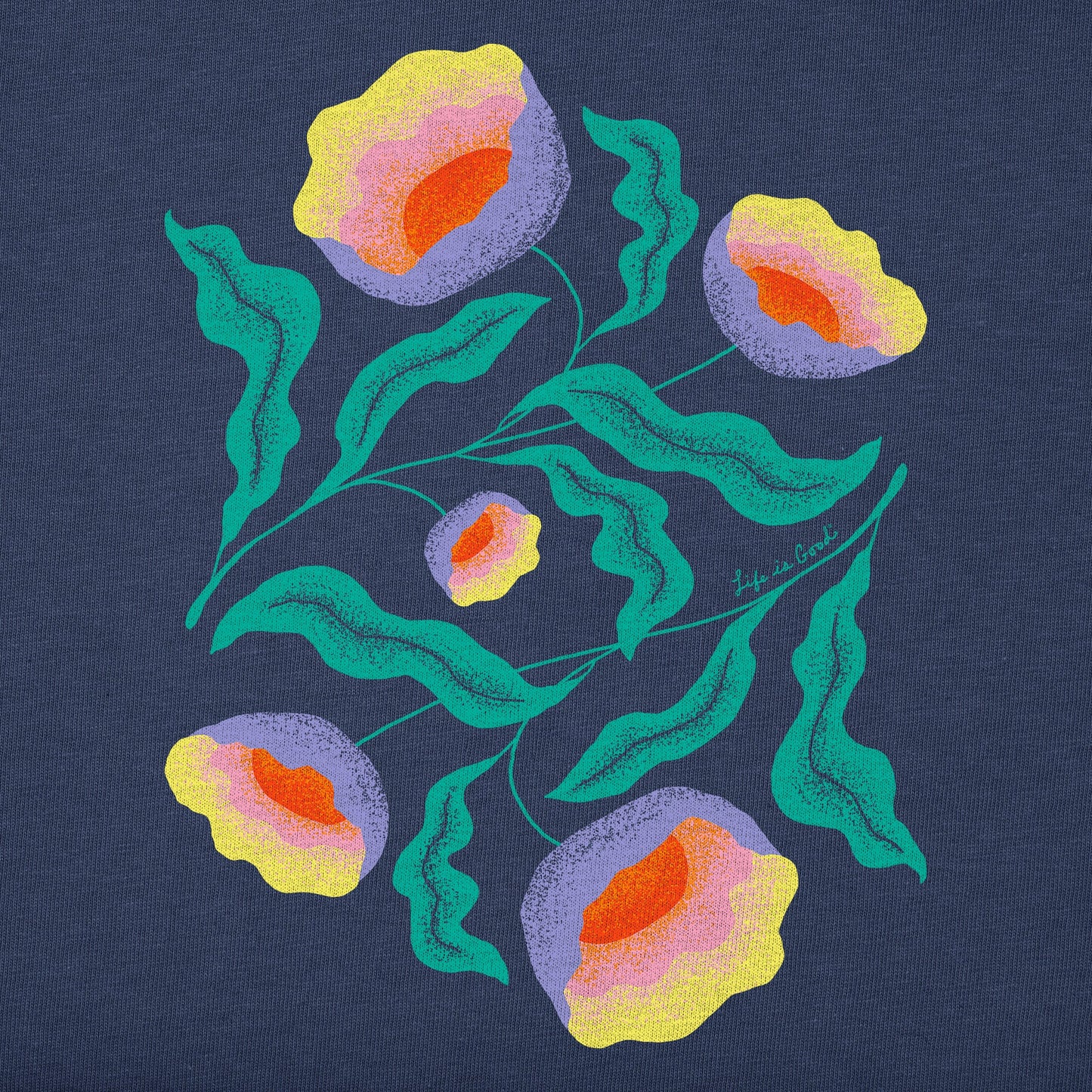 Women's Illuminated Wildflowers Simply True Fleece Crew