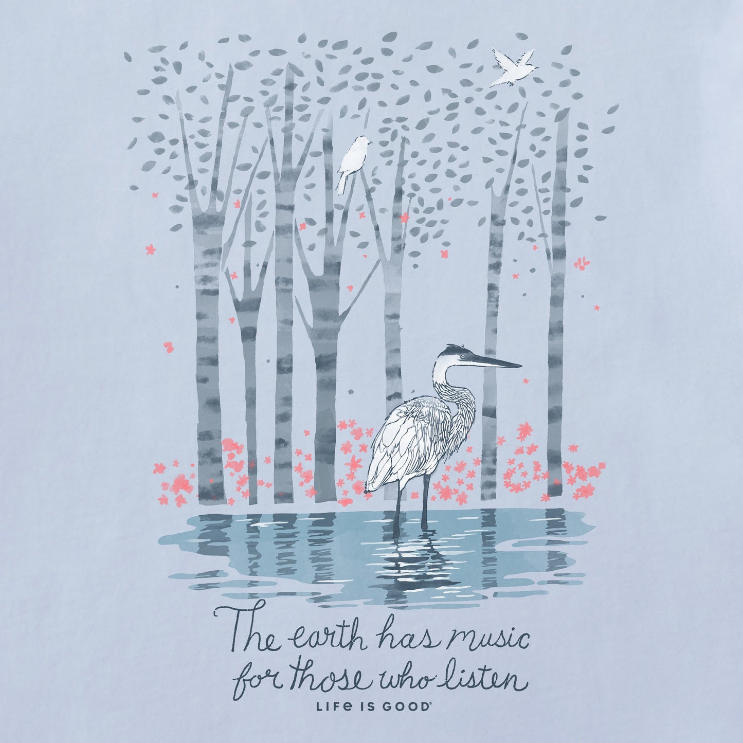 Women's Earth Has Music Heron Long Sleeve Tee