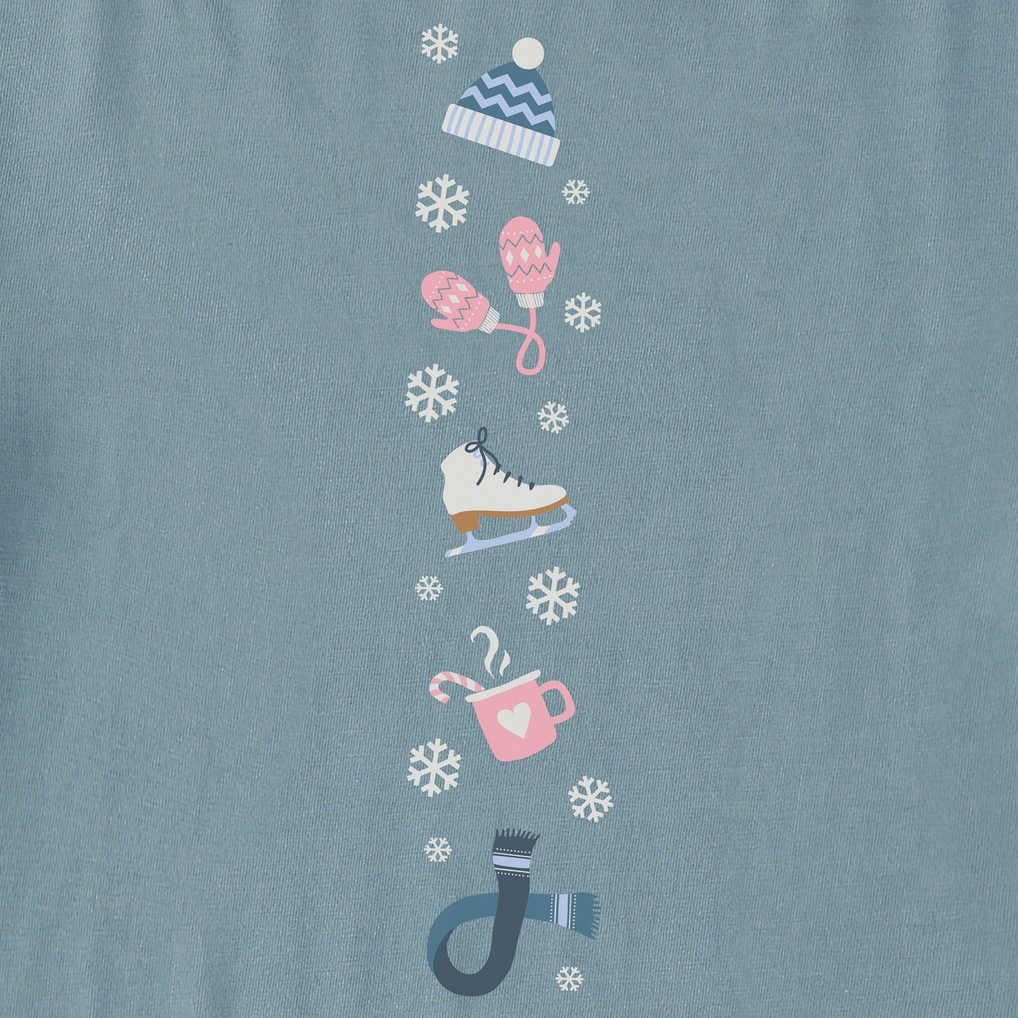 Women's Cozy Winter Sleeve Long Sleeve Crusher Boxy Tee