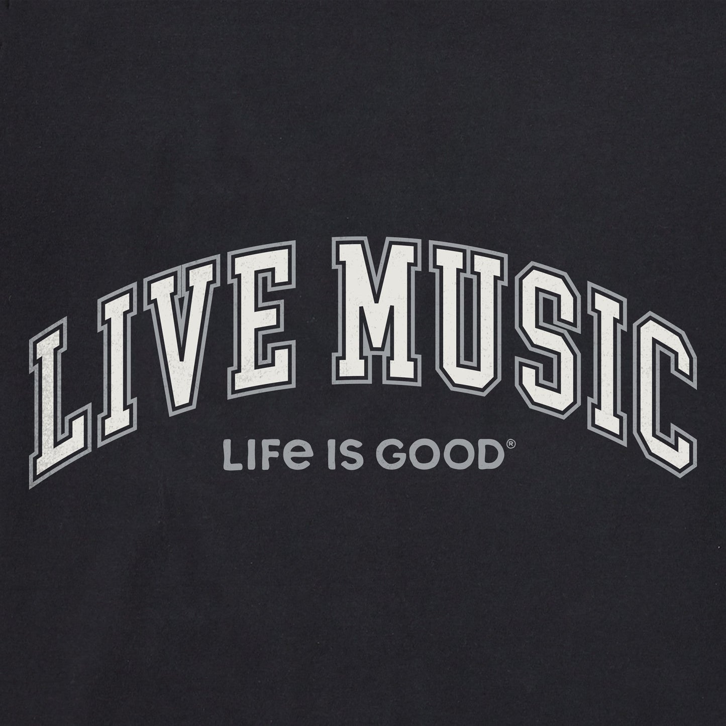 Men's Live Music Arch Simply True Fleece Hoodie