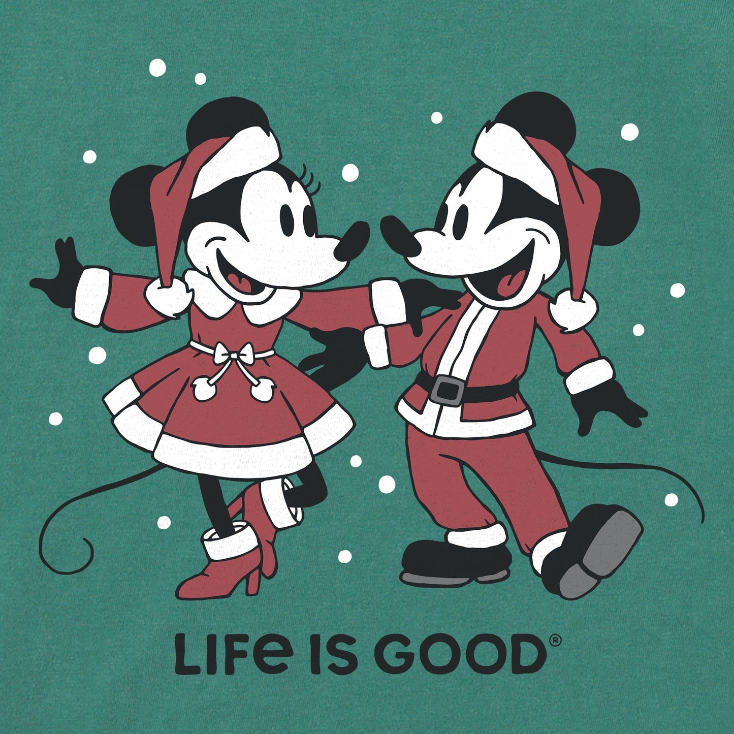 Kids Santa Willie Dancers Long Sleeve Crusher Tee