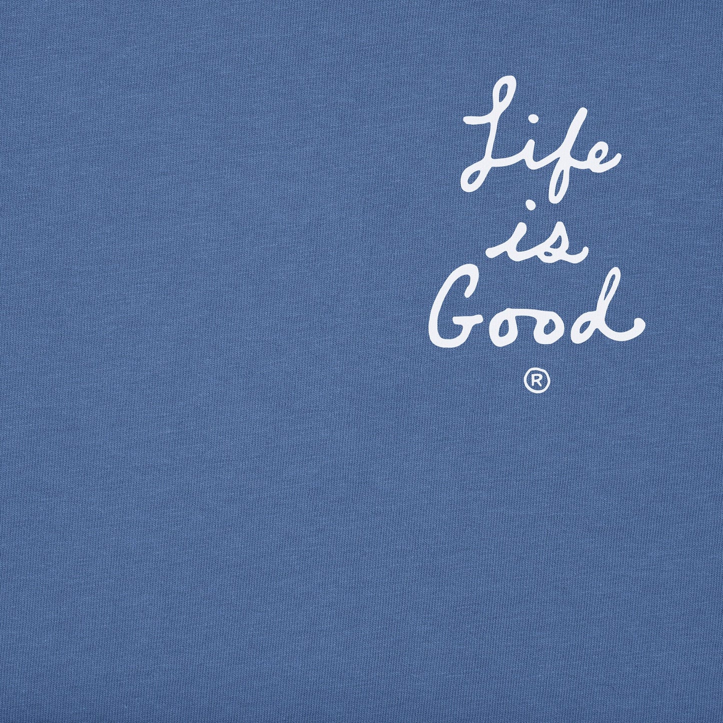 Men's Two Simple Palms Long Sleeve Crusher Tee