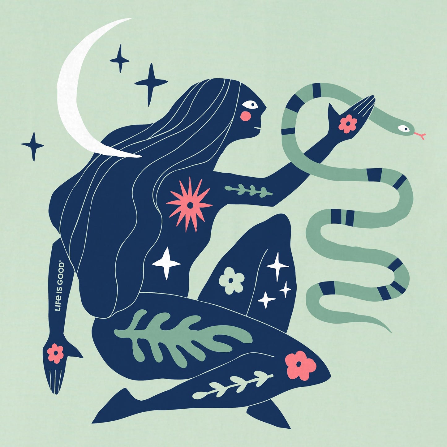 Women's Snake Charmer Short Sleeve Crusher Boxy Tee