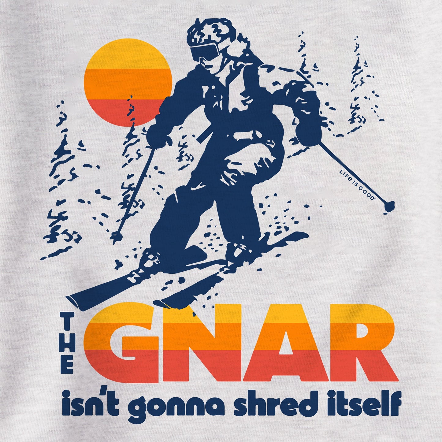 Men's The Gnar Isn't Gonna Shred Itself Simply True Fleece Crew