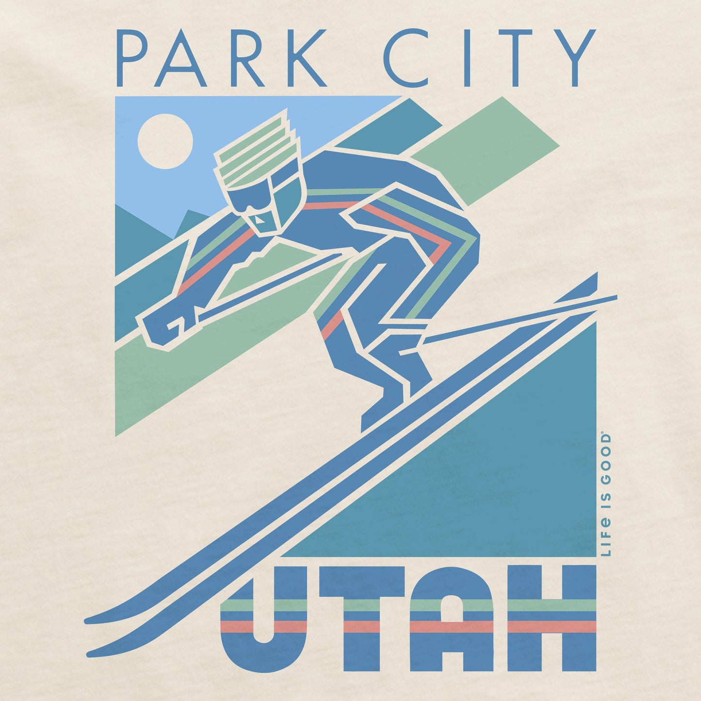 Men's Park City Utah Short Sleeve Crusher Tee