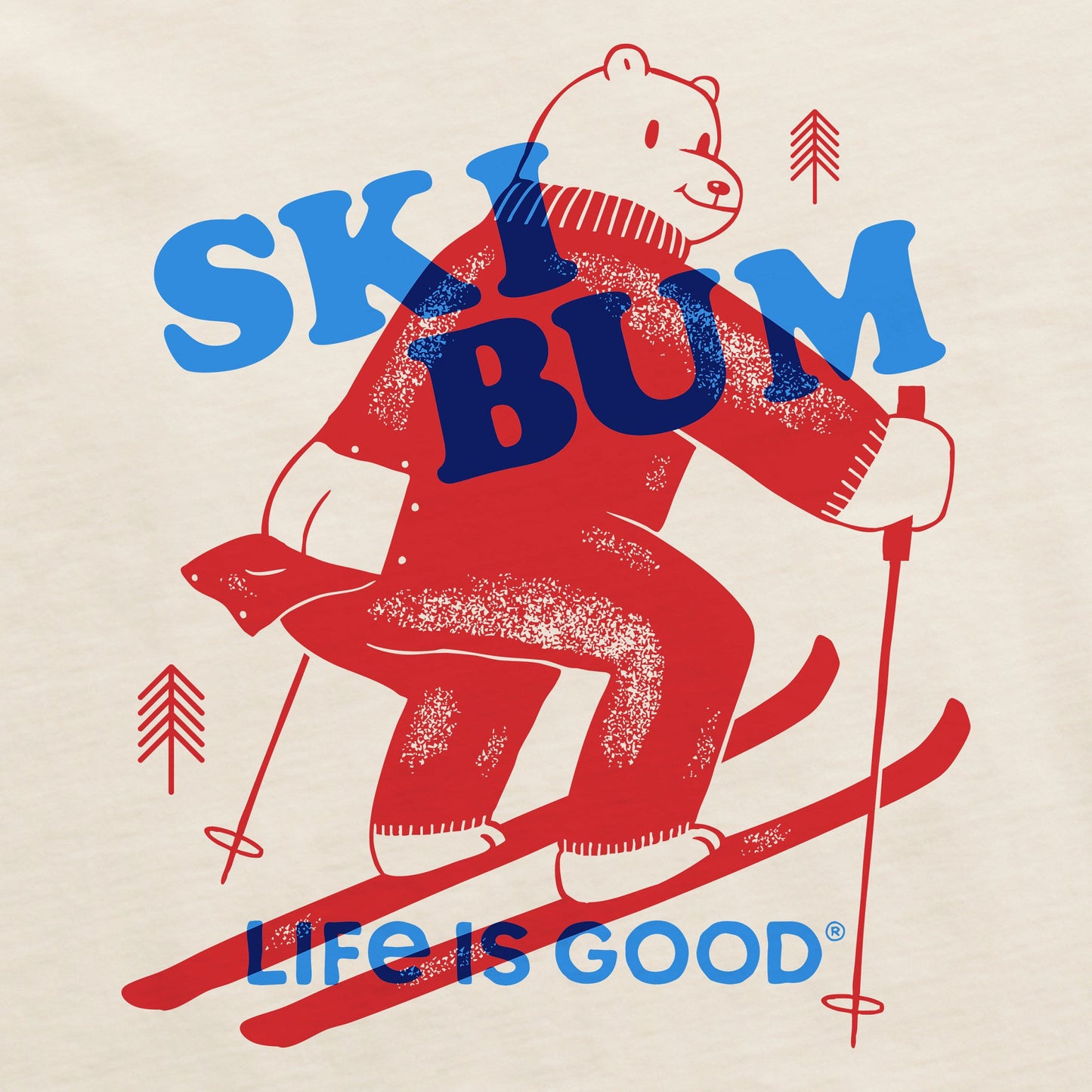 Women's Ski Bum Long Sleeve Crusher Boxy Tee