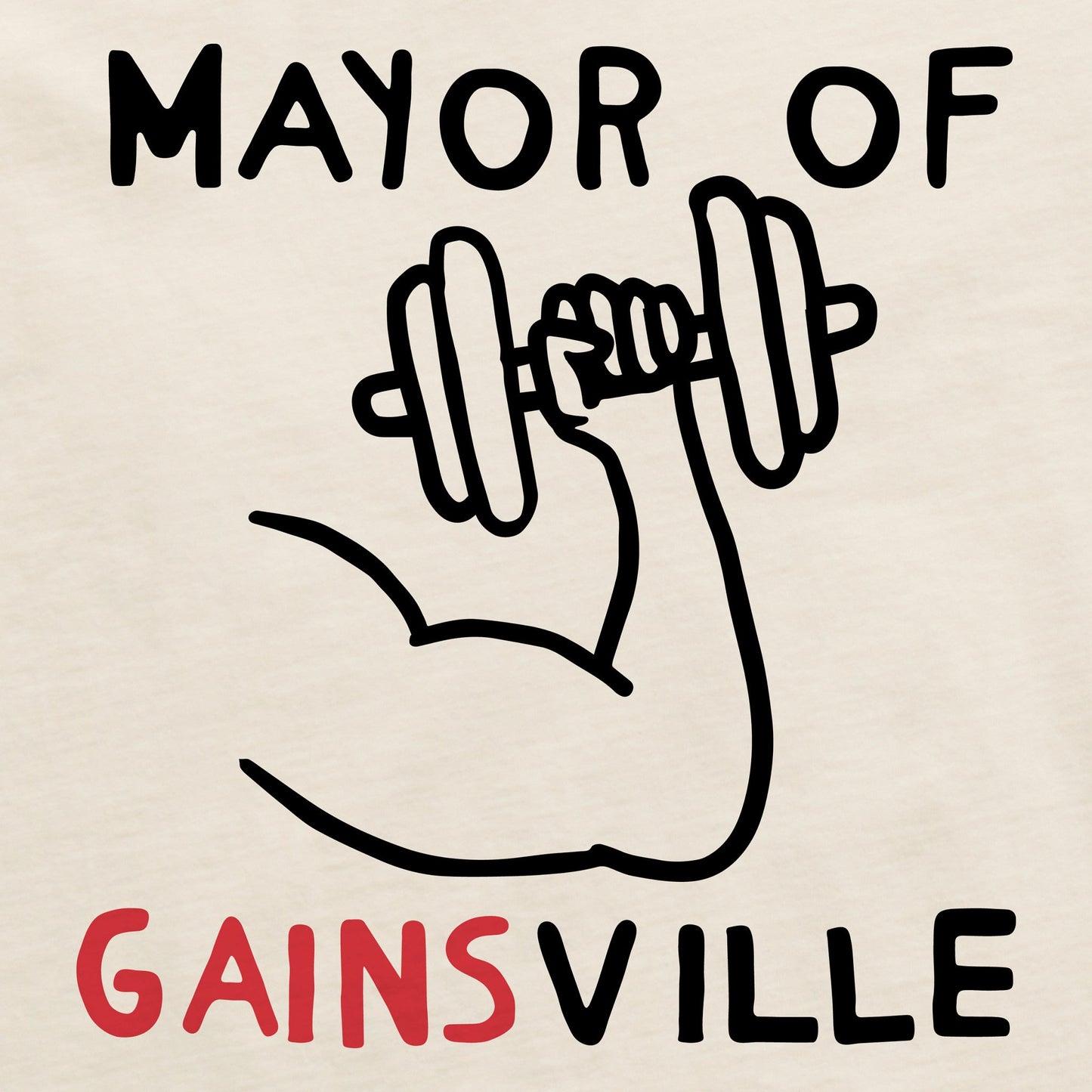 Men's Mayor of Gainsville Short Sleeve Crusher Tee