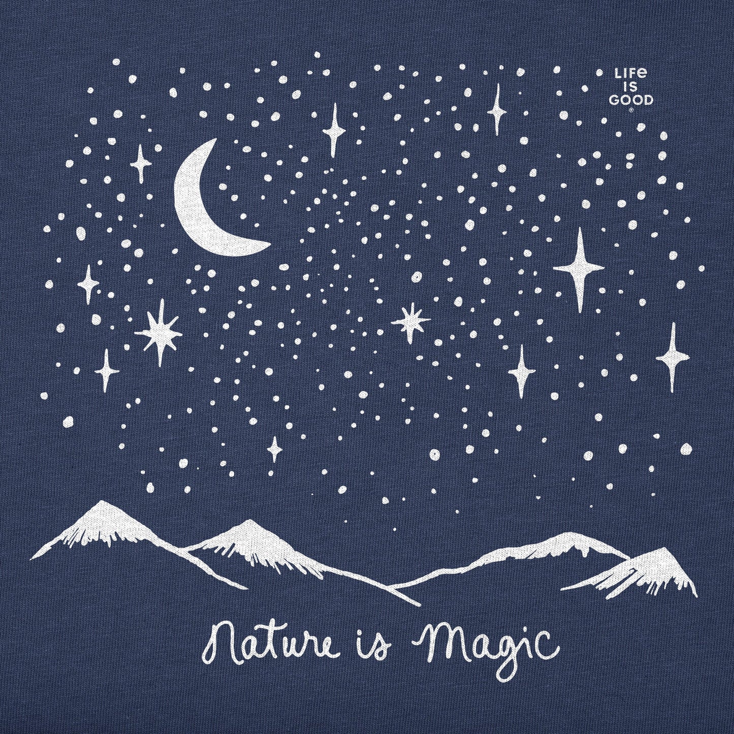 Women's Nature is Magic in the Mountains Long Sleeve Crusher Tee