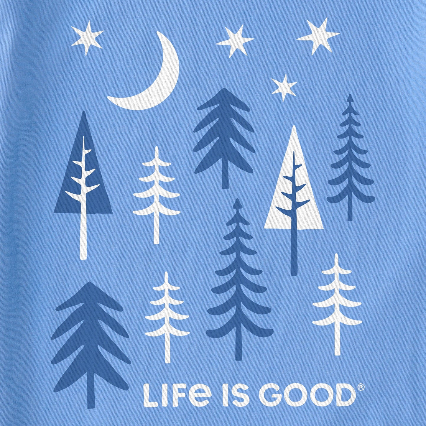 Women's Tree Collage Long Sleeve Crusher Tee