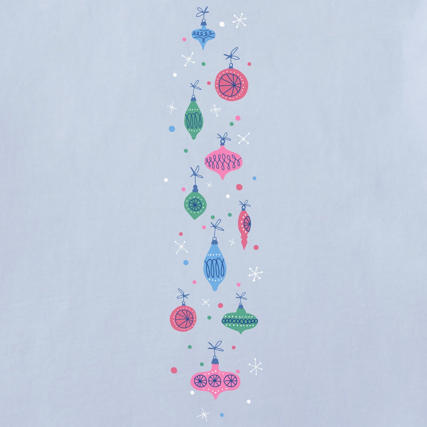 Women's Retro Ornament Sleeve Long Sleeve Crusher Tee