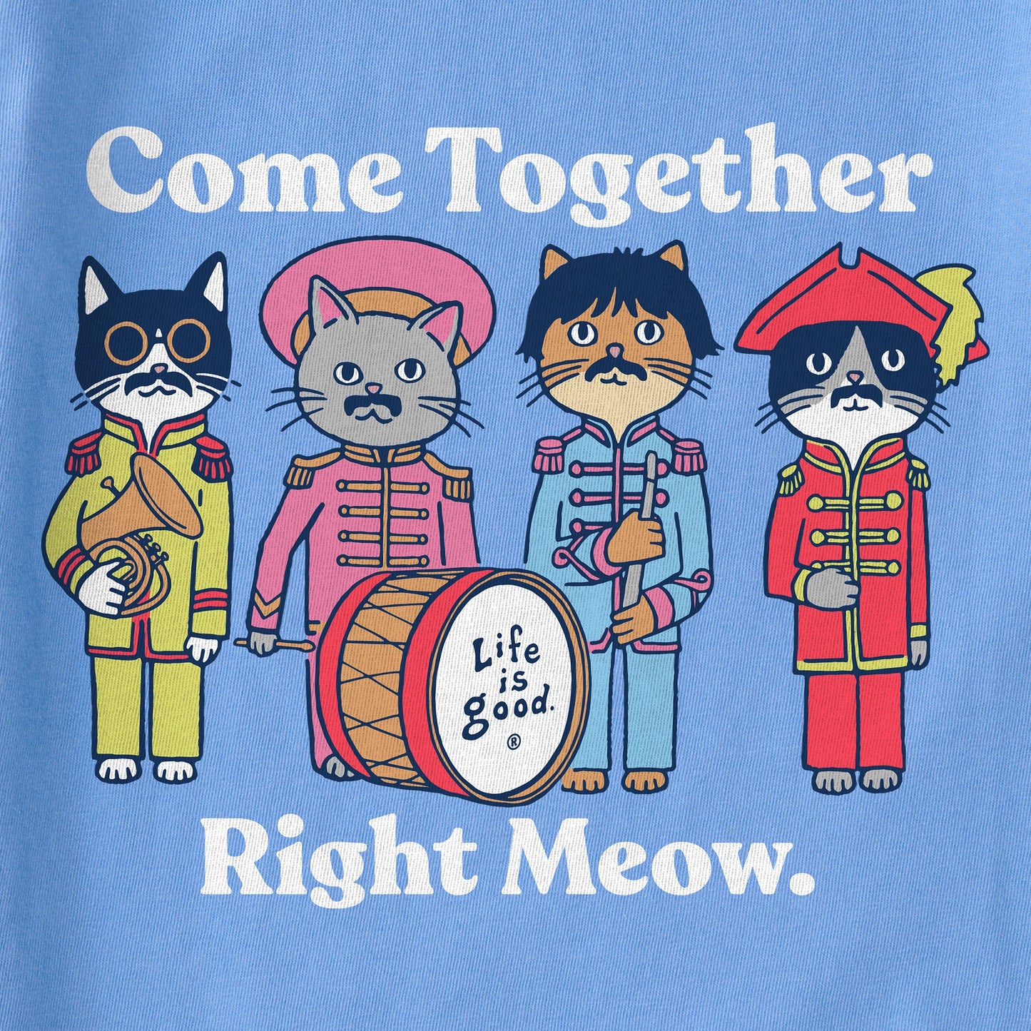 Women's Come Together Right Meow Long Sleeve Crusher Tee