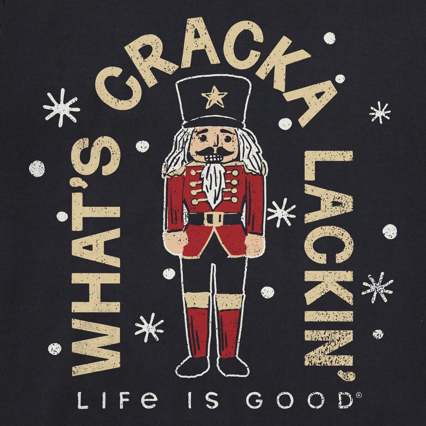 Women's What's Cracka Lackin Long Sleeve Crusher Boxy Tee