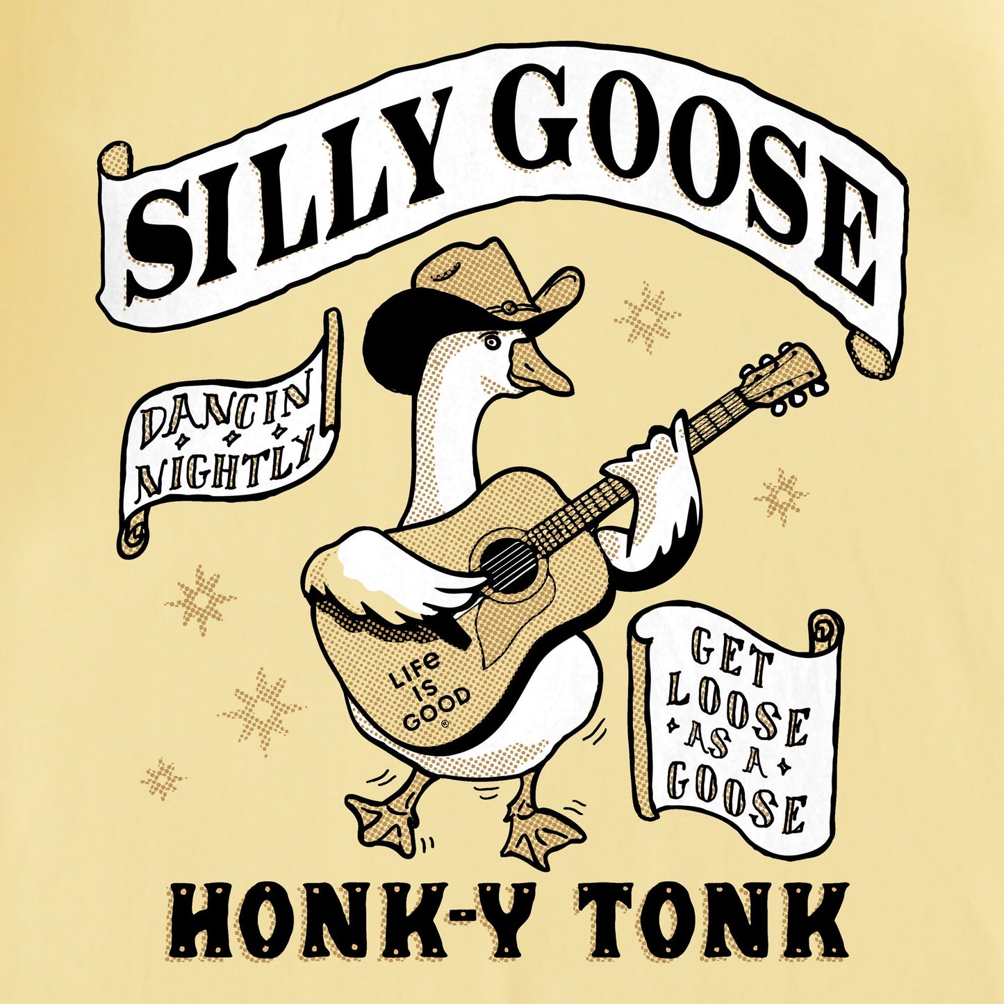 Kids Silly Goose Honk-y Tonk Short Sleeve Crusher Tee