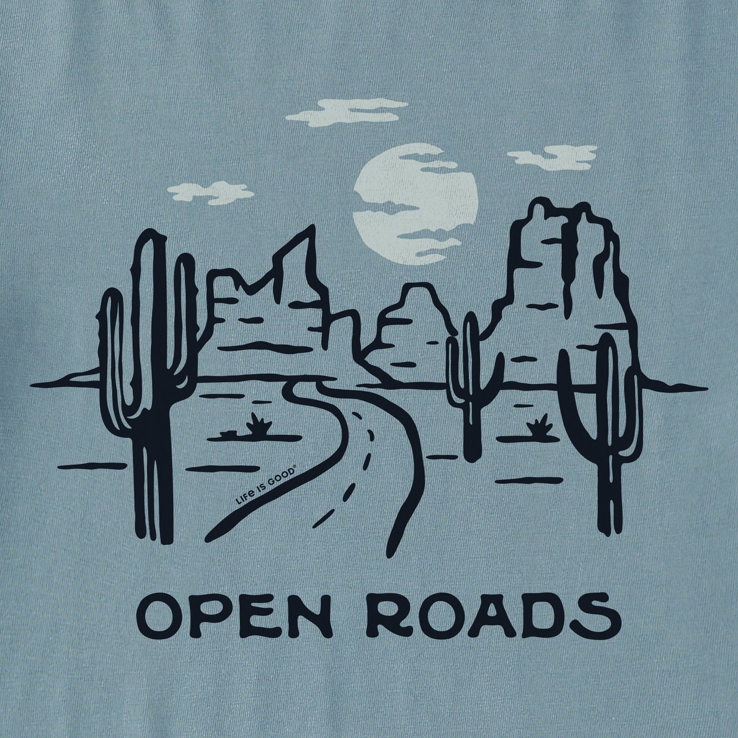 Men's Open Roads Desert Short Sleeve Crusher Tee