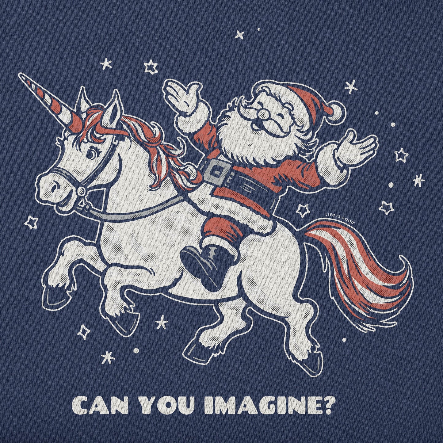 Kids Can You Imagine? Long Sleeve Crusher Tee