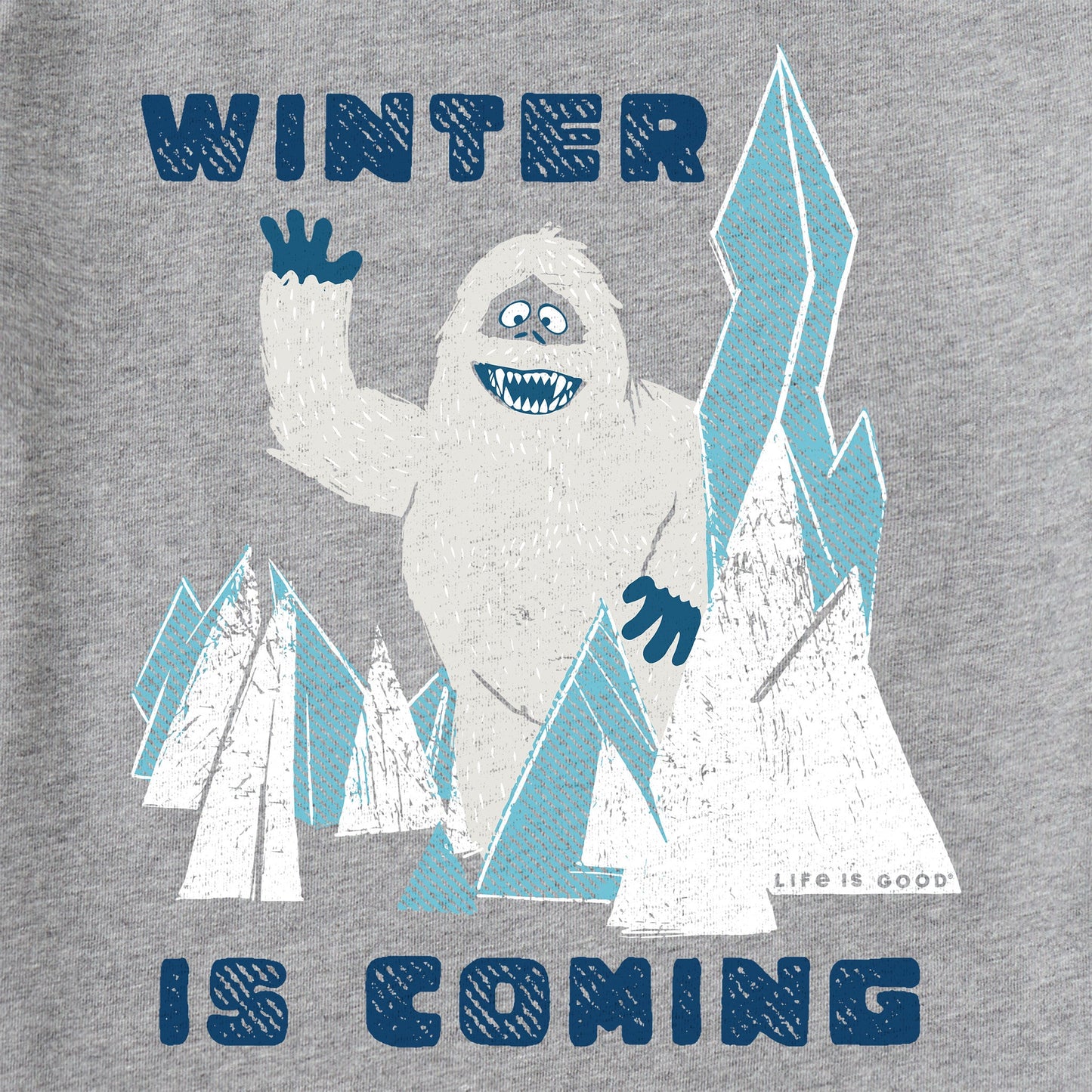 Men's Winter is Coming Bumble Long Sleeve Crusher Tee