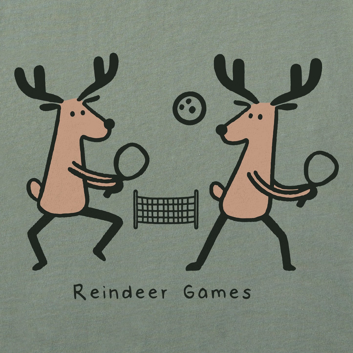 Men's Reindeer Games Long Sleeve Crusher Tee