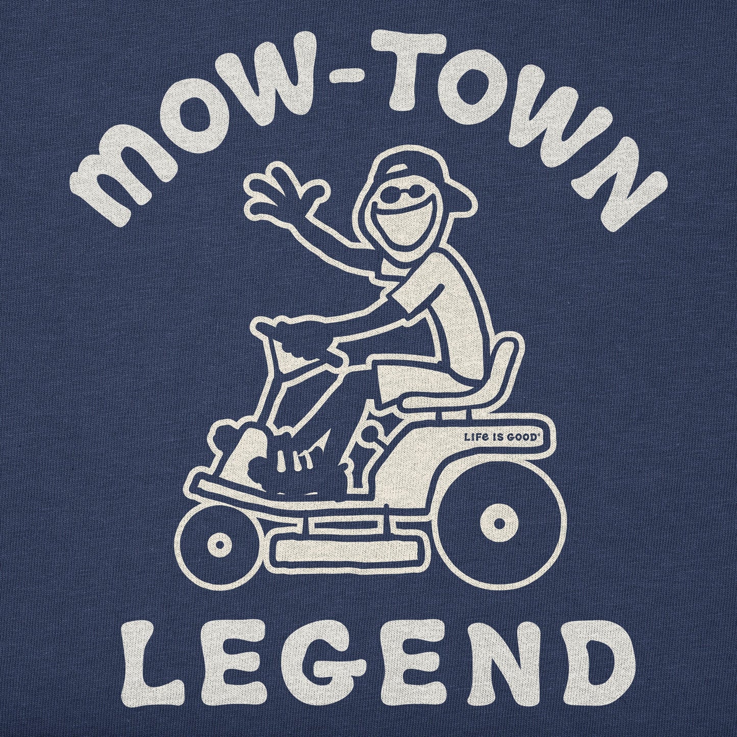 Men's Mow-town Legend Long Sleeve Crusher Tee