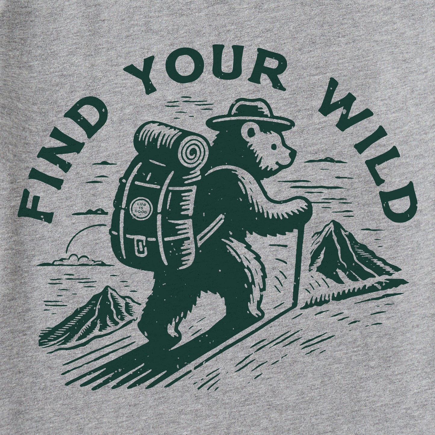 Women's Find Your Wild Bear Short Sleeve Crusher Tee