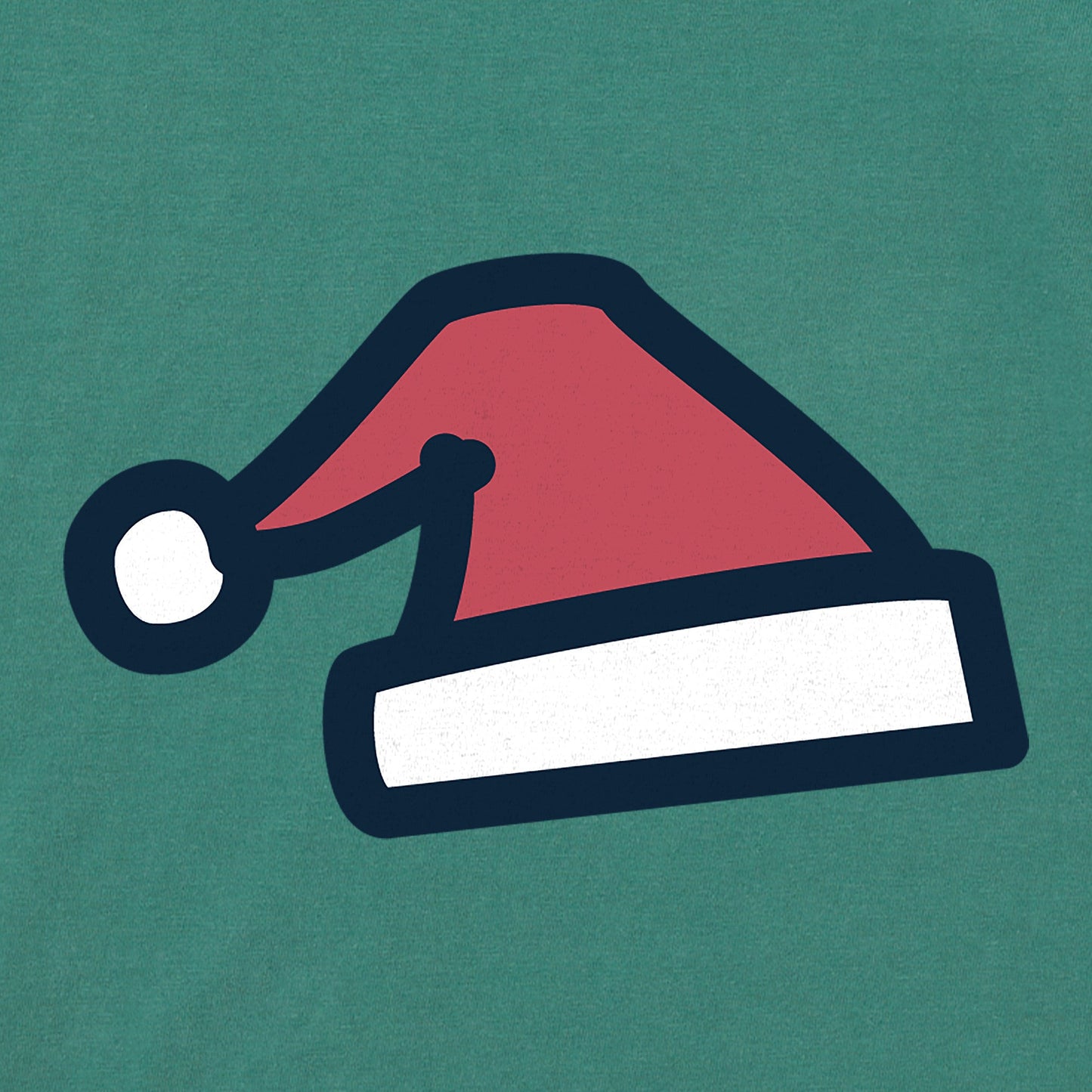 Women's Tiny little Santa Hat Short Sleeve Crusher Tee