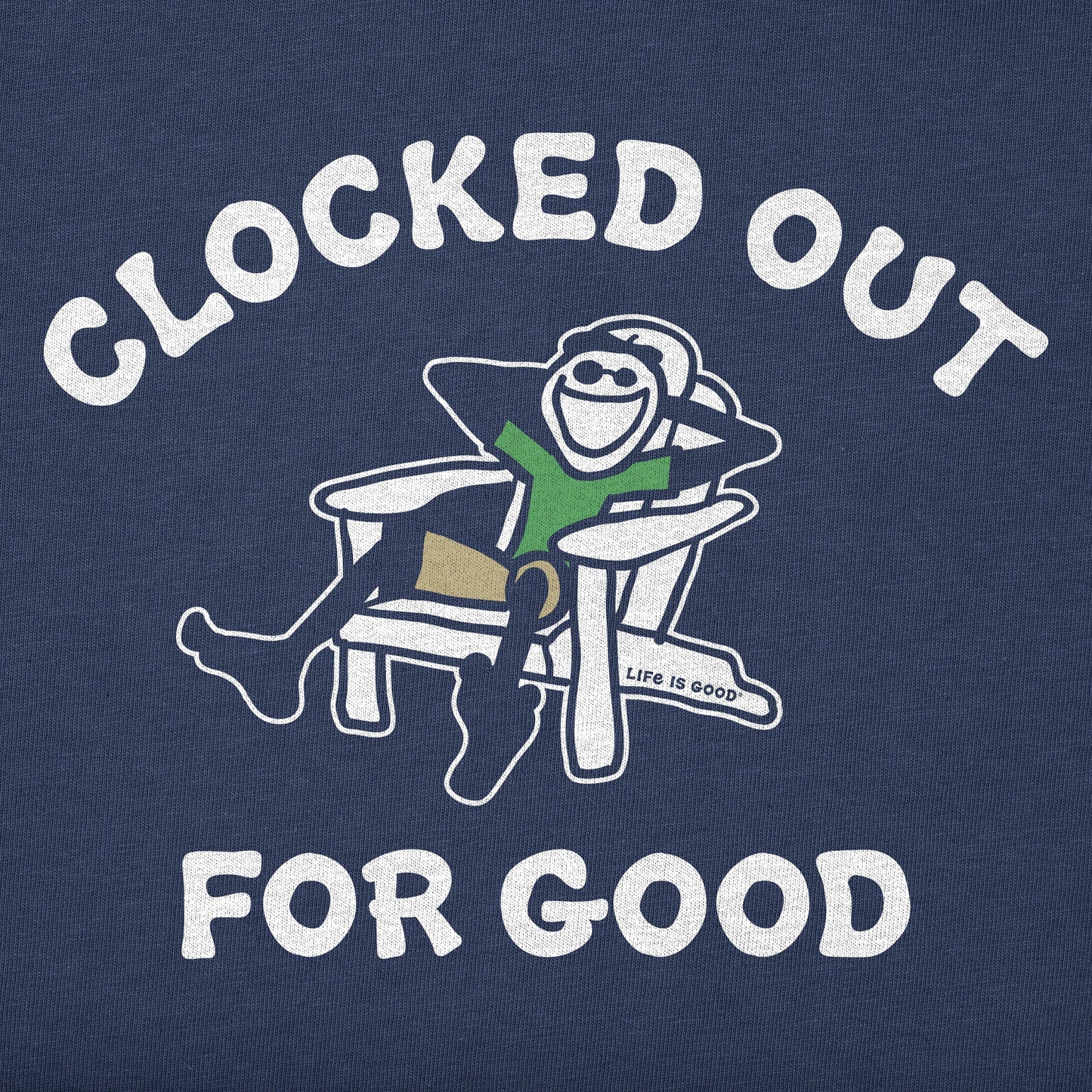 Women's Clocked Out for Good Short Sleeve Crusher Tee