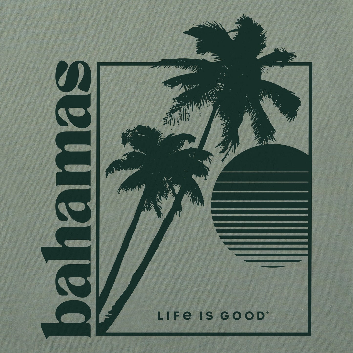 Men's Bahamas Sunset Short Sleeve Crusher Tee