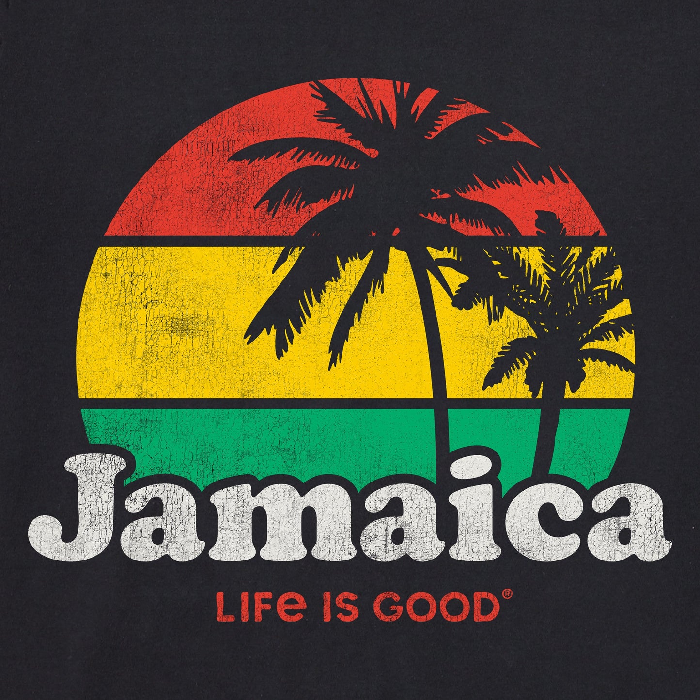 Men's Jamaica Palms Short Sleeve Crusher Tee