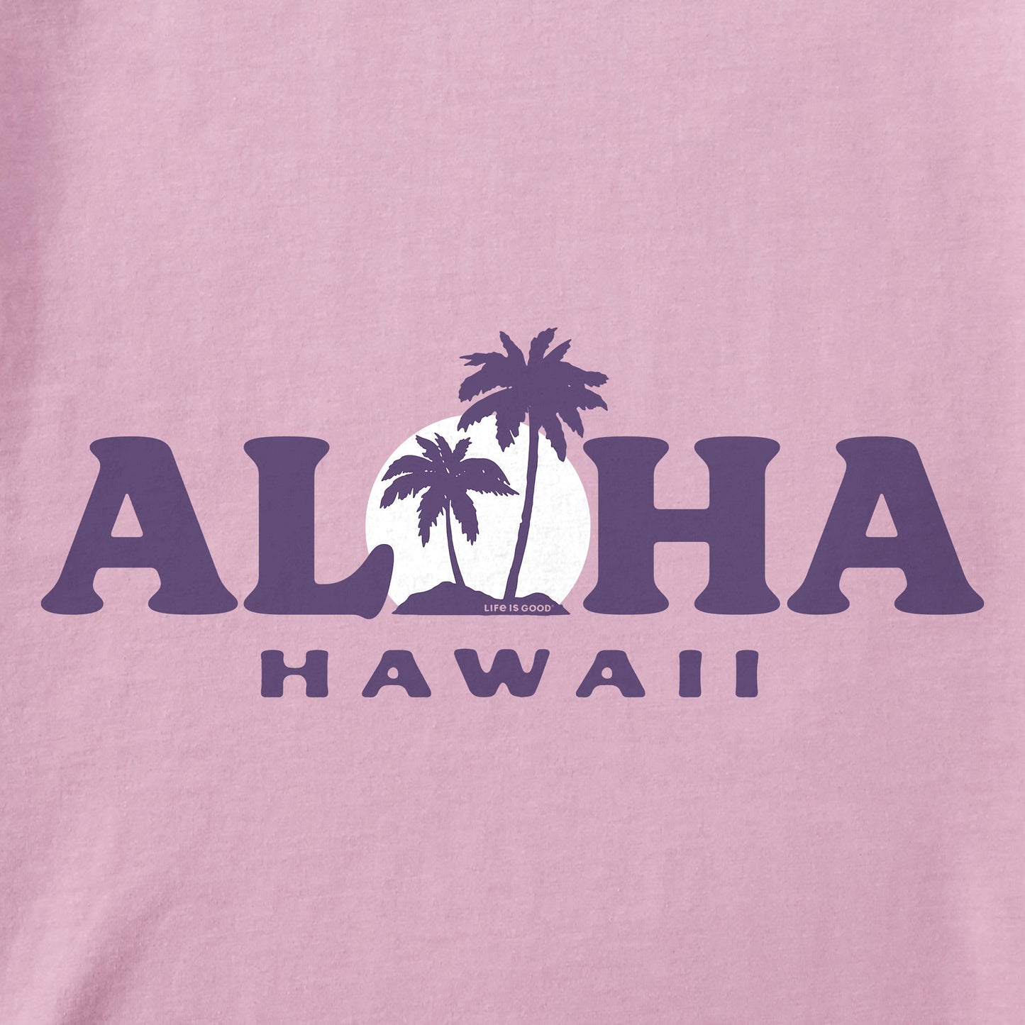 Women's Aloha Sunset Hawaii Short Sleeve Crusher Tee