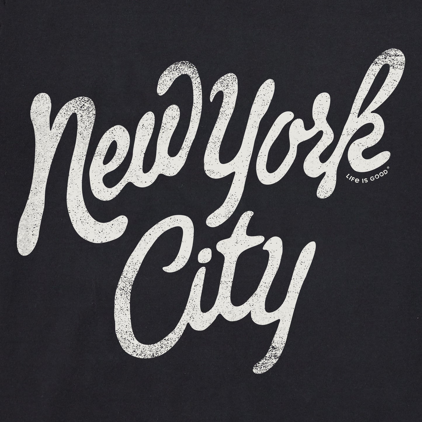 Women's New York City Script Short Sleeve Crusher Tee