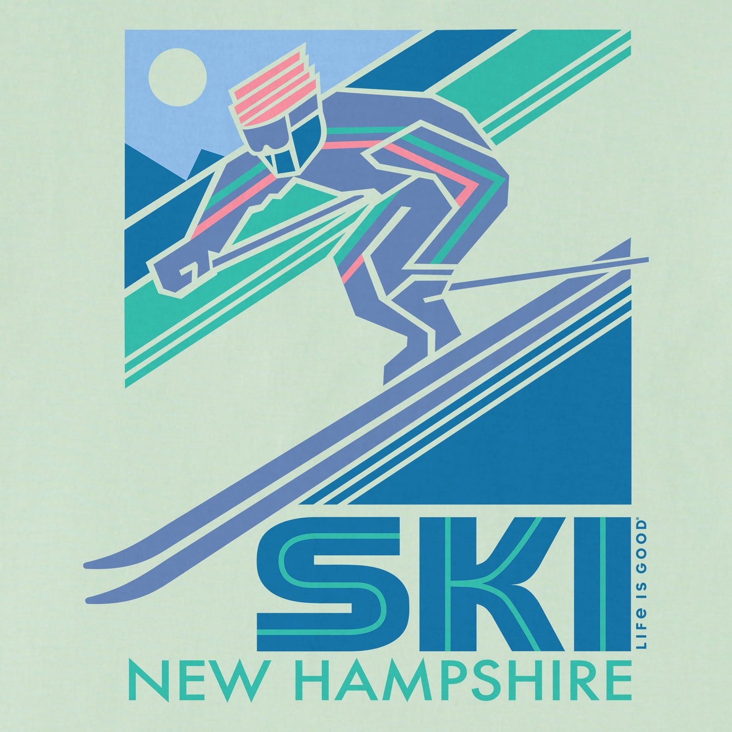 Women's Ski New Hampshire Short Sleeve Crusher Tee