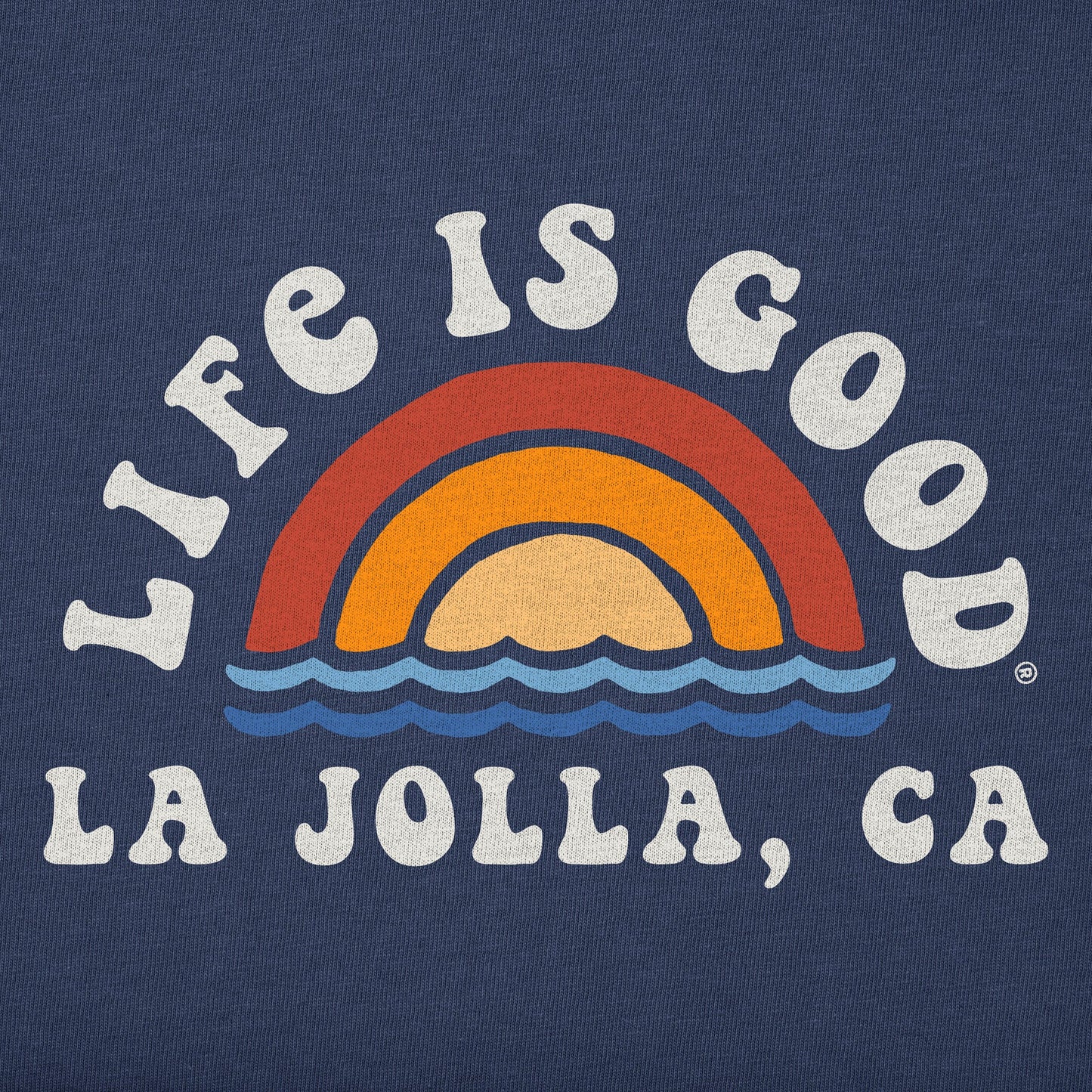 Women's ND Rainbow Sunset La Jolla Short Sleeve Crusher Tee