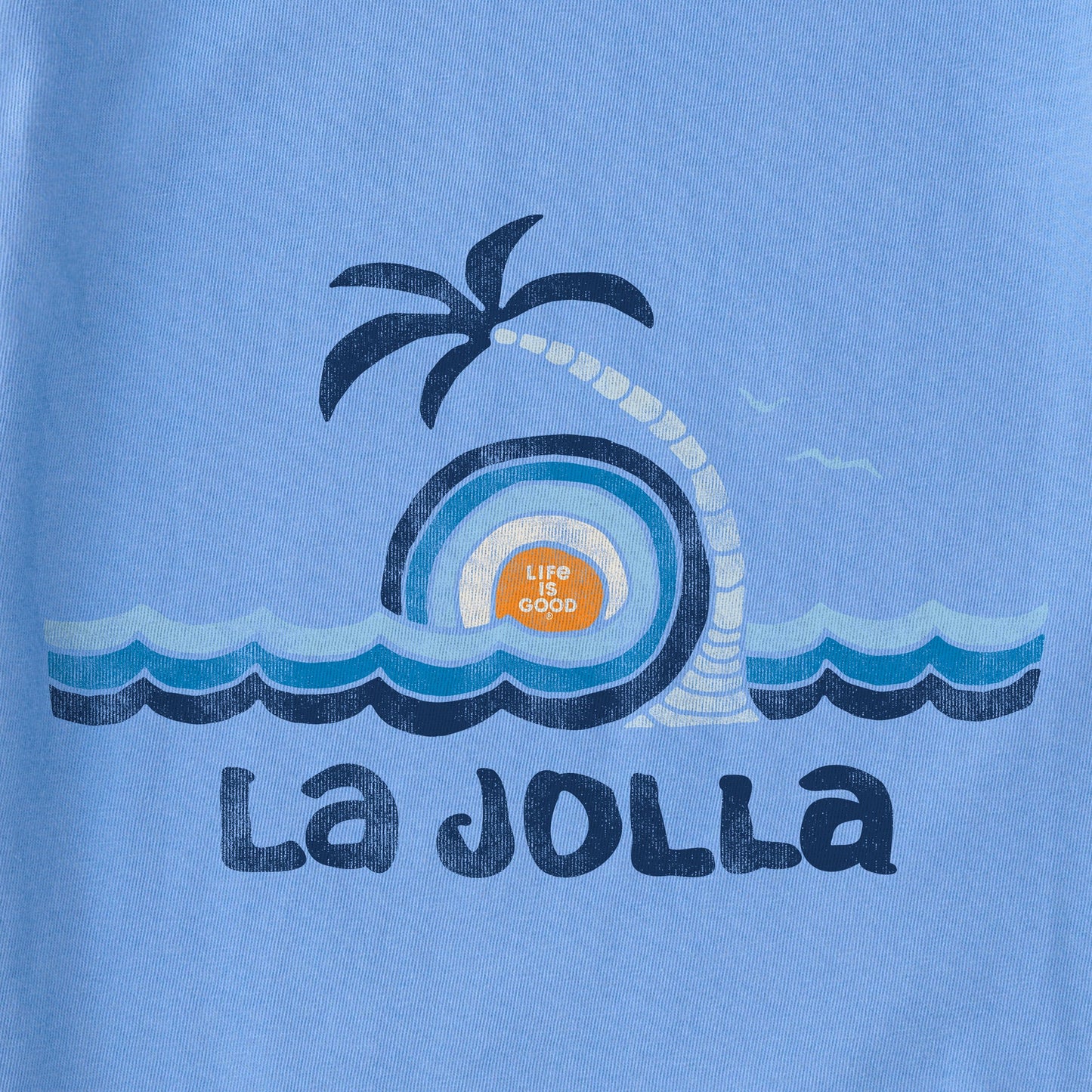 Women's Wave Palm La Jolla Short Sleeve Crusher Tee