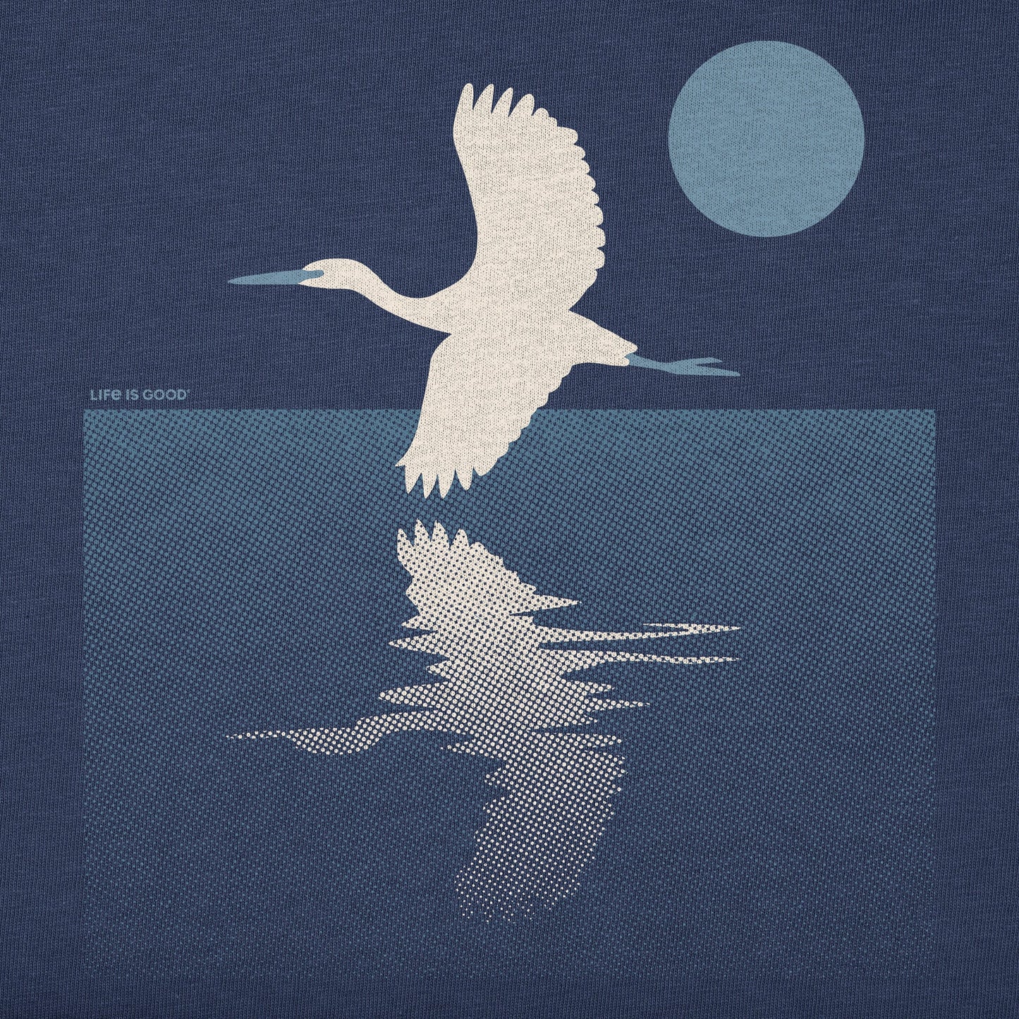 Men's Flight Over the Water Short Sleeve Crusher Tee