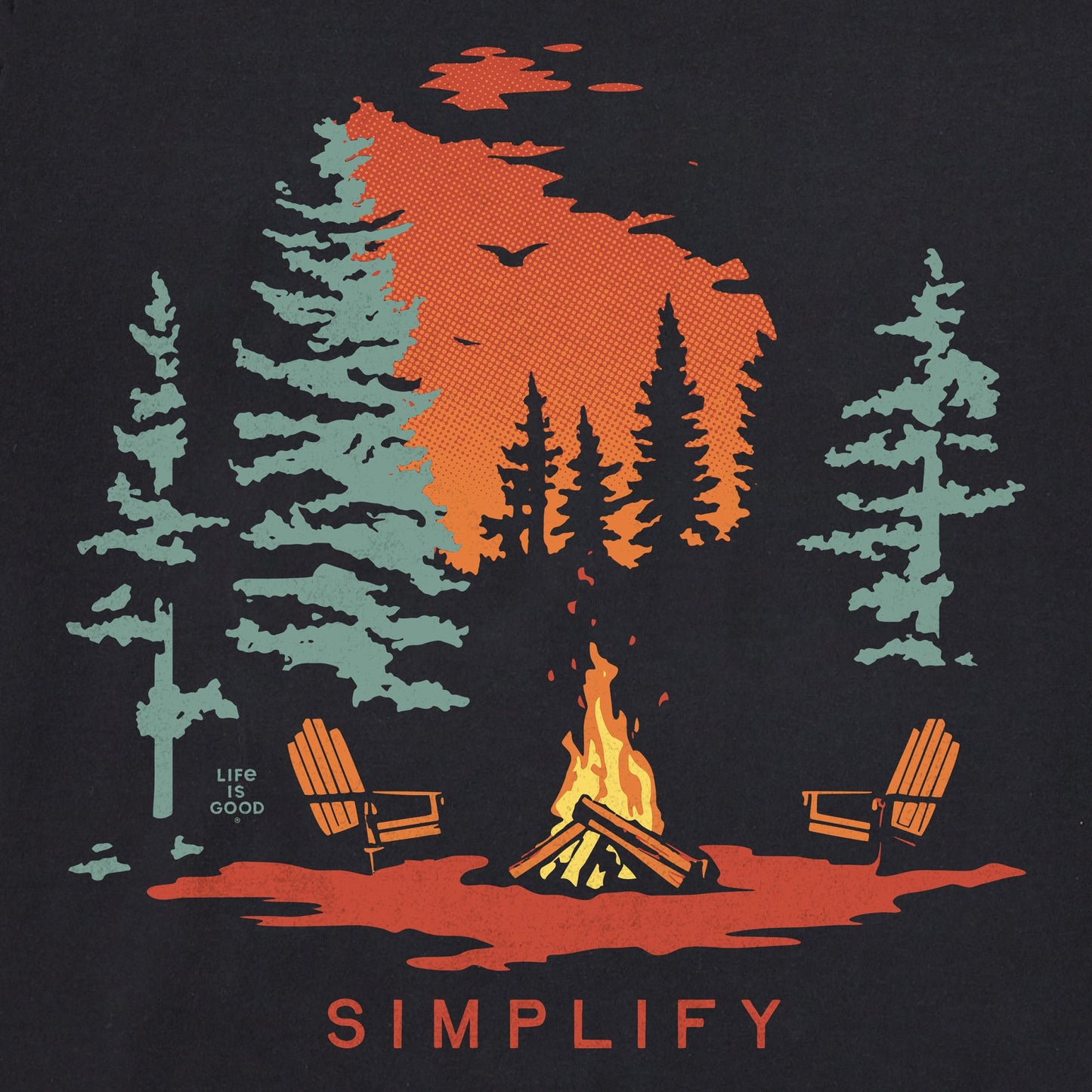 Men's Simplify Fireside Long Sleeve Crusher Tee