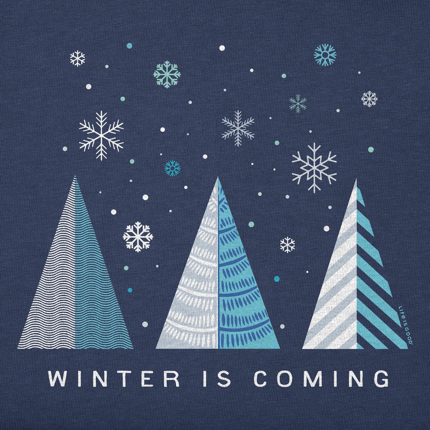 Men's Winter is Coming Trio Long Sleeve Crusher Tee