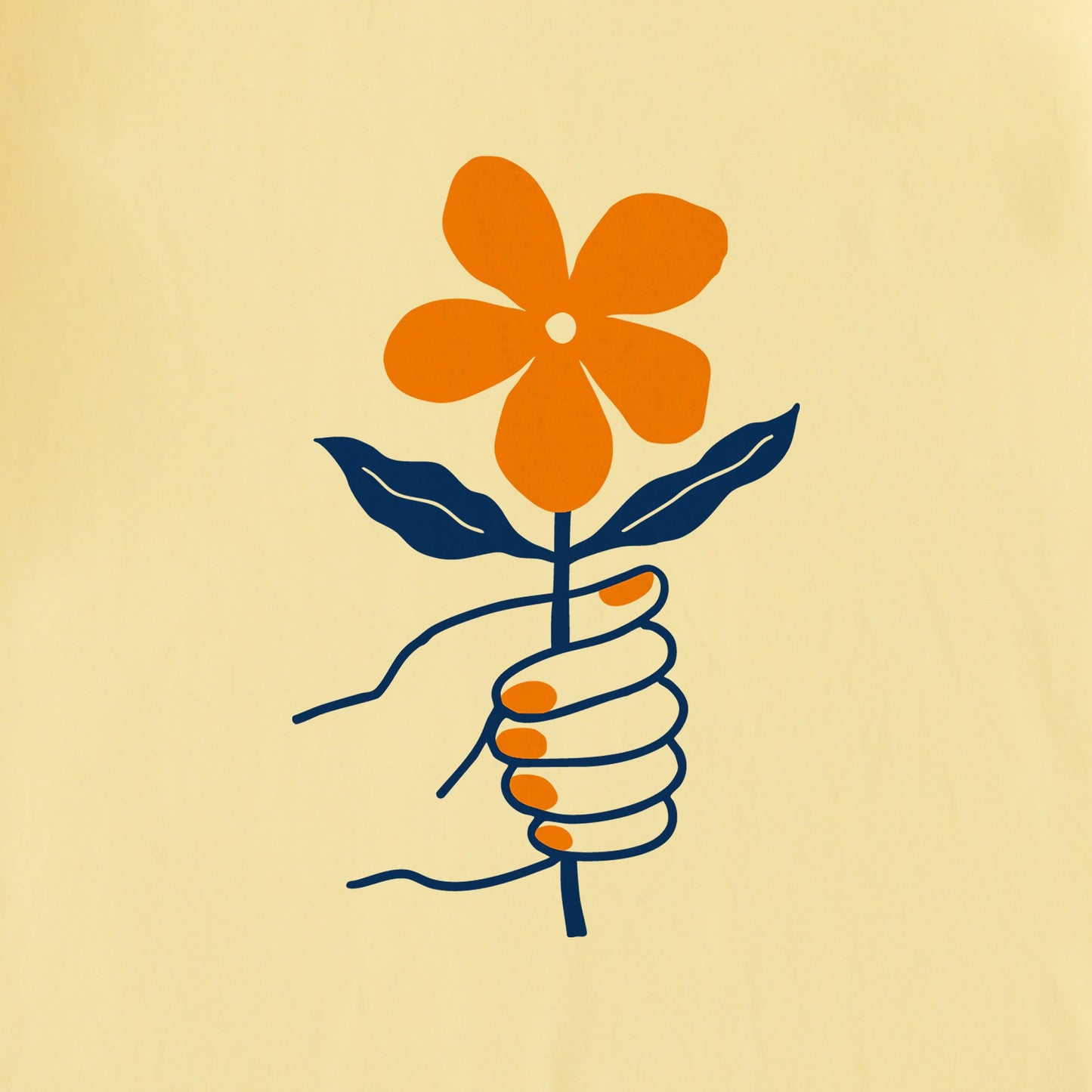 Kids Flower in Hand Short Sleeve Crusher Tee