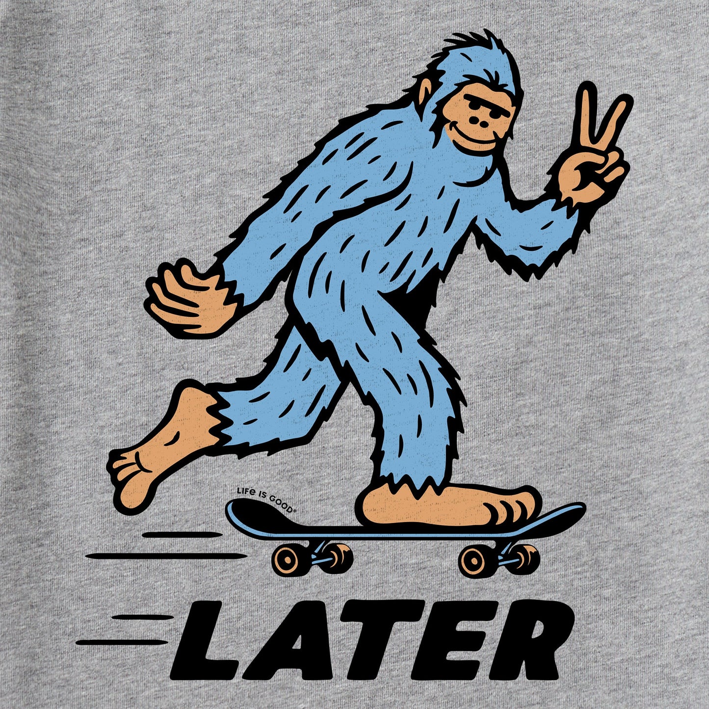 Kids Bigfoot Later Skater Short Sleeve Crusher Tee