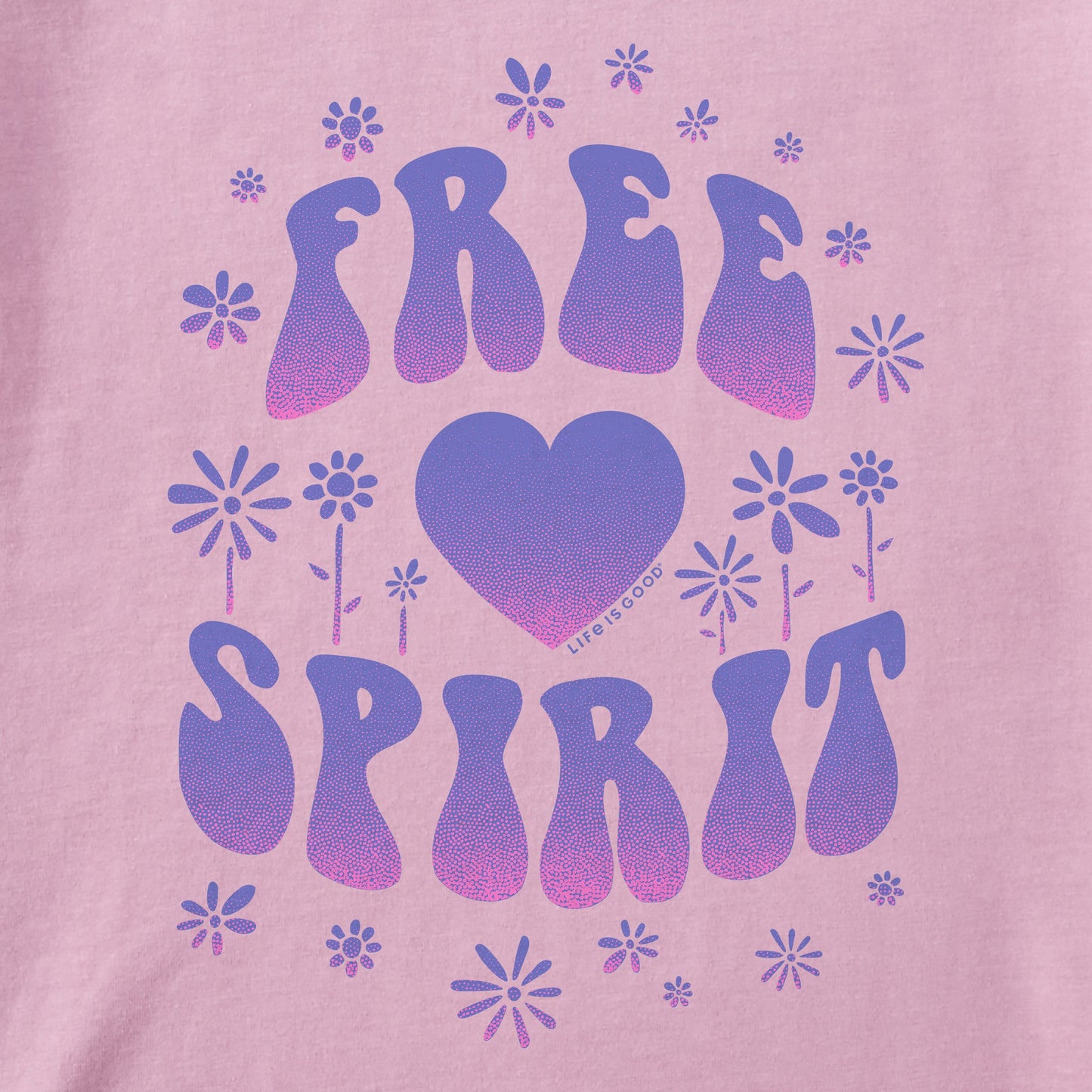 Kids Free Spirit Short Sleeve Crusher Tee