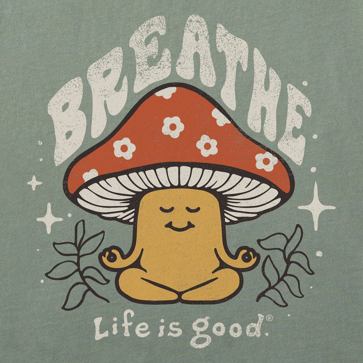 Men's Breathe Mushroom Short Sleeve Crusher Tee