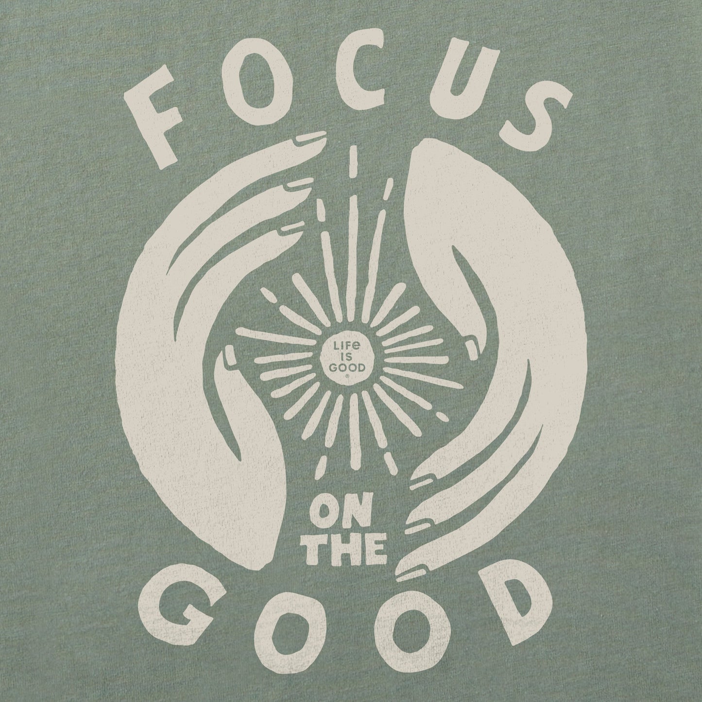 Men's Focus on the Good Hands Short Sleeve Crusher Tee
