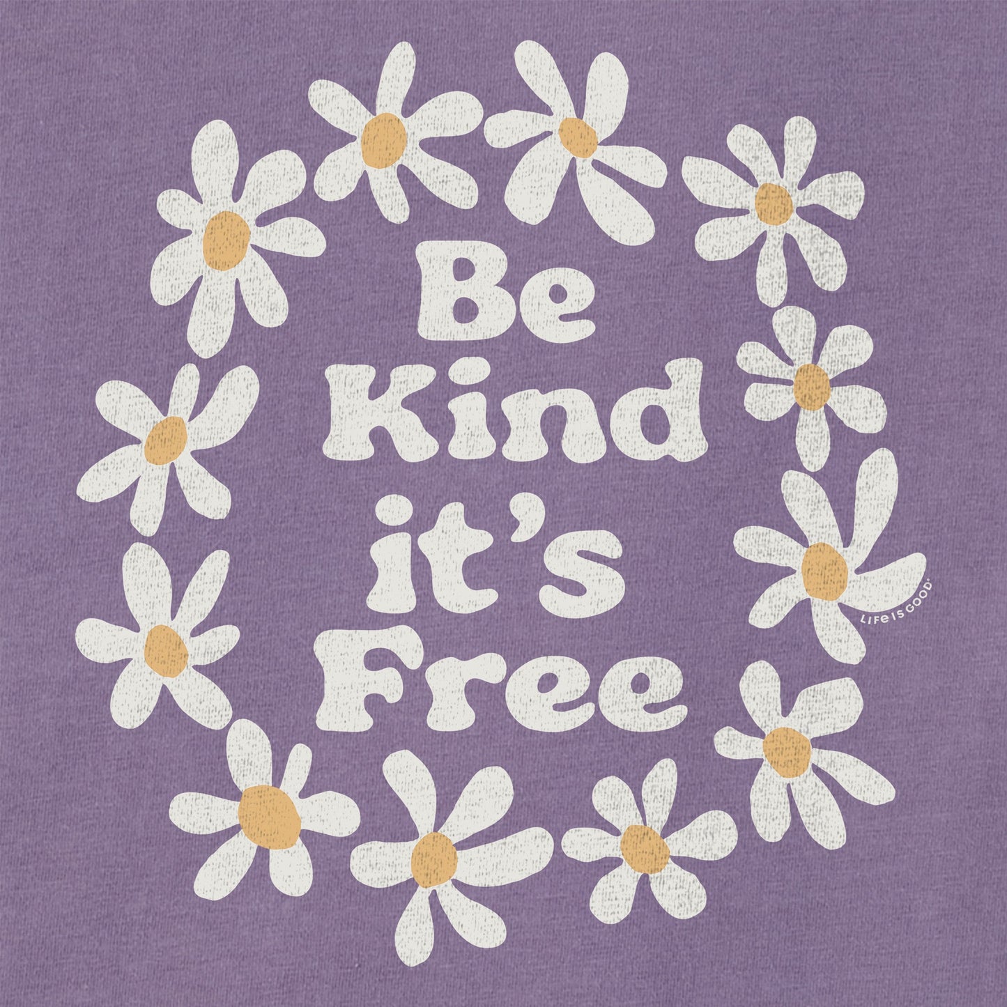 Women's Be Kind It's Free Short Sleeve Crusher Boxy Tee