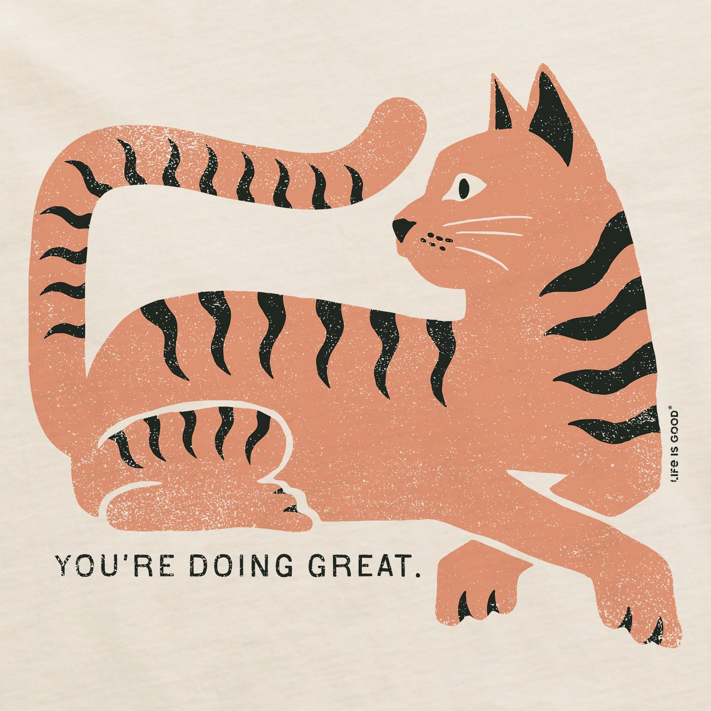Women's You're Doing Great Cat Short Sleeve Crusher Tee