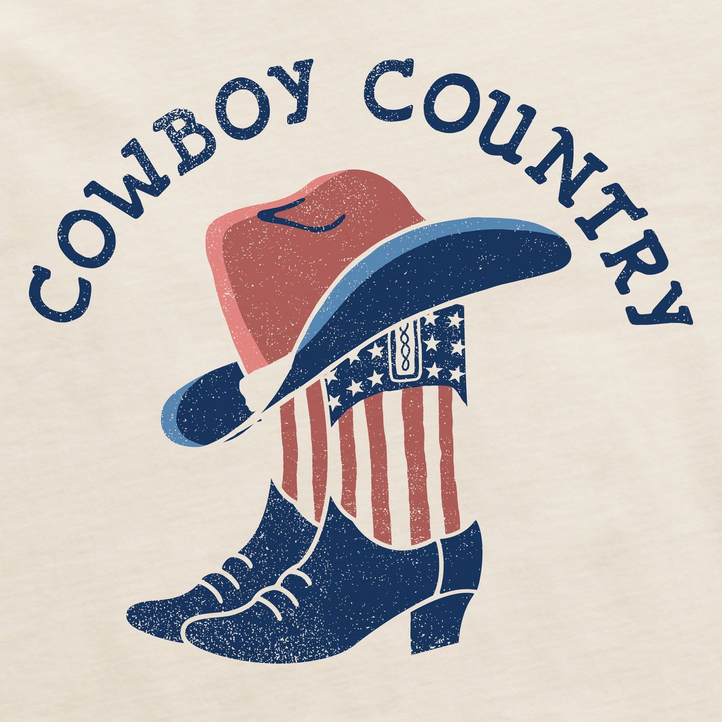 Women's Cowboy Country Short Sleeve Crusher Boxy Tee
